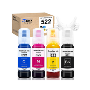 Leafink-8-P8HT9U Refill Ink 4x100gms (CMYK Combo) |Compatible with Inkjet Printers|Easy Ink Refilling Solution